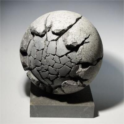 China OEM Modern Design Stone Sculpture Abstract Concrete Statue Garden Sculpture for sale