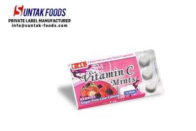 China Mix Berries Sour Sweets Chewable Vitamin C Candy For Healthy Supplement for sale