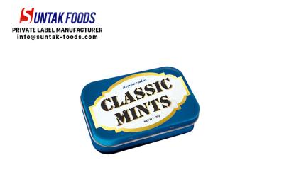 China Calorie Free Compressed Dextrose Candy ,  Sugar Free Peppermints With Display Box for sale