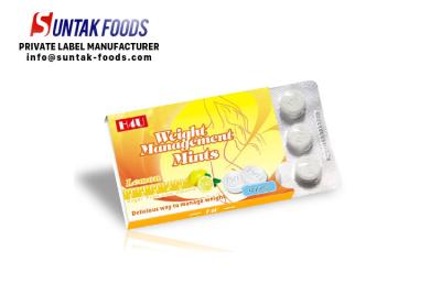 China Weight Management Functional Candy Sugar Free Lozenges For Soothes Sore Throats for sale