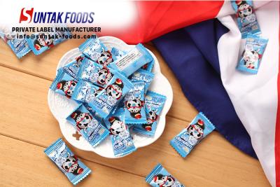 China Portable Healthy Blue Organic Sugar Free Candy / Sweet Candies Custom Logo 40 Pcs X 1.5 G for sale