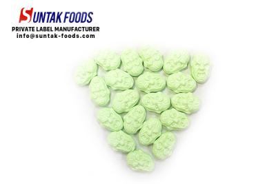 China Low Sugar Bulk Candy , Antioxidants Watermelon Flavor Fruit Tablets for sale