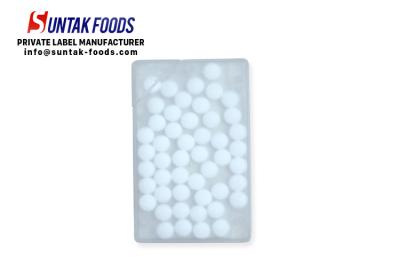 China Stock promotion sugar free  peppermint flavor candy  With PP Mintcard for sale