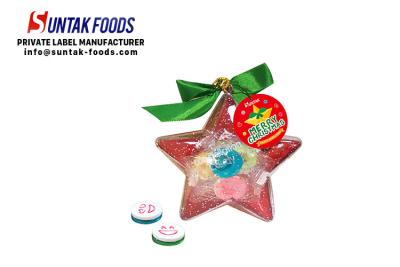 China Seasonal candy Christmas tree and star smile candy for promotion for sale