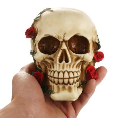 China China Resin Skull Head Halloween Gift Personality Decoration Home Accessories Resin Skull Decoration for sale