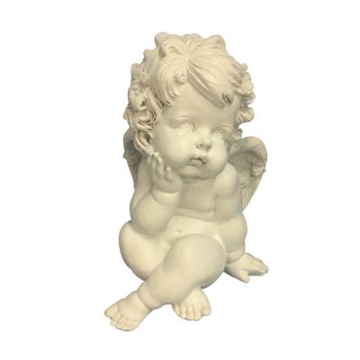 China Europe Custom Cheap High Quality Resin Angel Statues Small Wholesale On Sale for sale