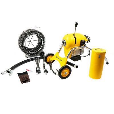 China Welping 50-200mm Portable Sectional Sewer Viable Drain Cleaning Machine For Sale for sale