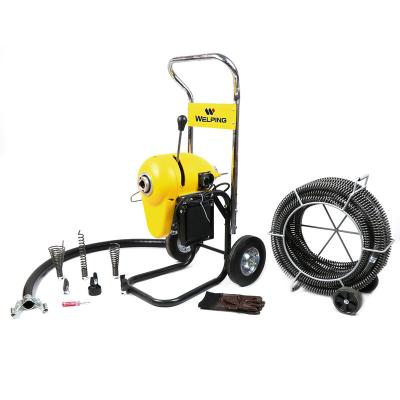 China WP-200A 50-200mm portable sectional viable sewer drain cleaning machine for sale for sale