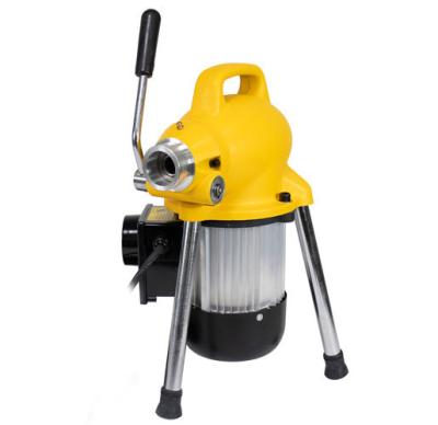 China Portable Electric Drain Auger Portable Drain Cleaner Machine with 8 Cutters Drain Machine Pipeline Cleaning Tool for sale