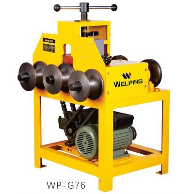 China For the place of the greenhouse etc. WP-G76 and round tube pipe rolling machine for 1/2