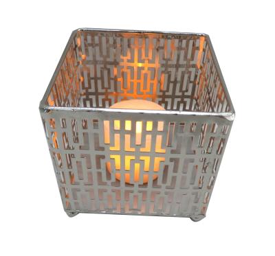 China Home Decoration Metal Tealight Holder Metal Tealight Holder Votive Container for sale