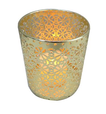 China Home Decoration Metal Tealight Holder Metal Tealight Holder Votive Container for sale