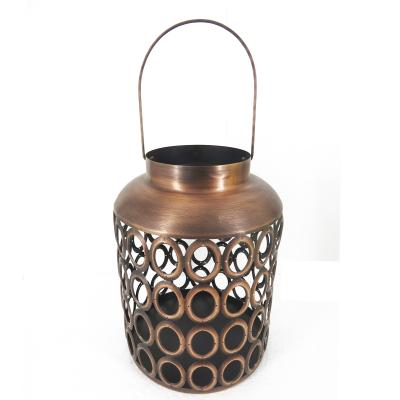 China Home Decoration Chinese Metal Lanterns Hanging Metal Lanterns Chinese Hanging Lanterns for sale