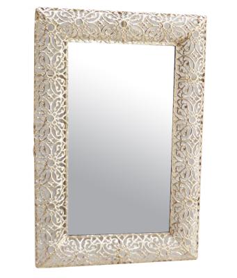 China Traditional Decorative Wall Mirror Metal Framed Mirror Bathroom Mirror for sale