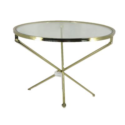 China Modern Home Decor Metal Frame 3 Legs Side Table for sale