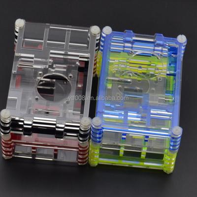 China Pie acrylic pi 2 and raspberry case 3 acrylic 9 piece combination suitable for mounting display for sale