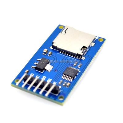 China Mini Micro SD Card TF Card Reader SPI Module Interfaces to Level Converter Chip SD Card Module for sale