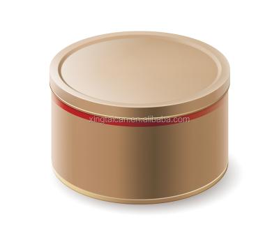 China Round Cookie Tin Can Food Packaging For Cookies for sale