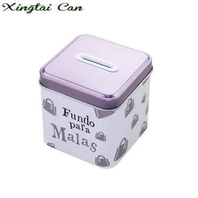 China For Economical Packing Food Custom Design Wholesale Candy Tin Piggy Bank for sale