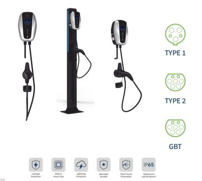 China 7kW AC EV Charger Mini Wallbox for sale