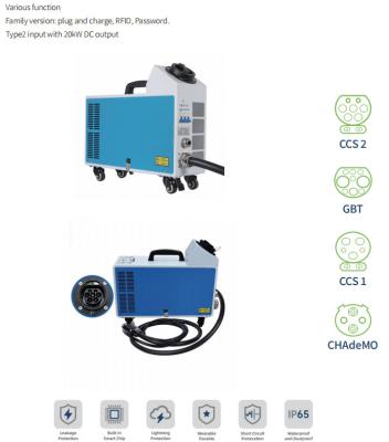 China 7-40kW Movable EV Charger for sale