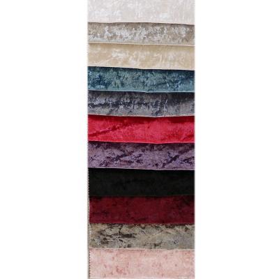 China 100 Polyester Fabric Manufacturers Cheap Wholesale Waterproof Furniture Curtain Velvet Fabric For Sale for sale