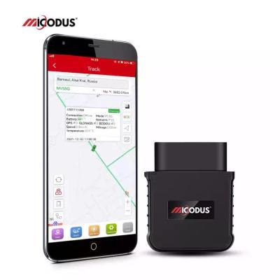 China Free Motorcycle MiCODUS 4G OBD OBD2 Car GPS Tracker Mini Tracking Device MV55G Life Time APP 3G WCDMA 2G GSM GPS Tracker Engine Star Alarm for sale