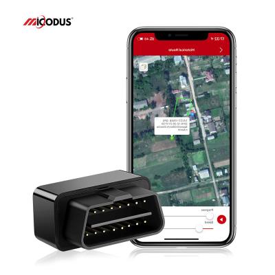 China MiCODUS On/Off Lifetime Engine Alarm Mini Vehicle Plug Play Platform MV22 Mini Vehicle Plug Play Small OBD OBD2 2G Car GPS Tracker Tracking Device for sale