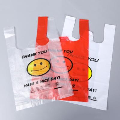 China Disposable Thank You Plastic Bag Drawstring Plastic Bags With Logos Custom Printing Custom Plastic Bags With Logo for sale