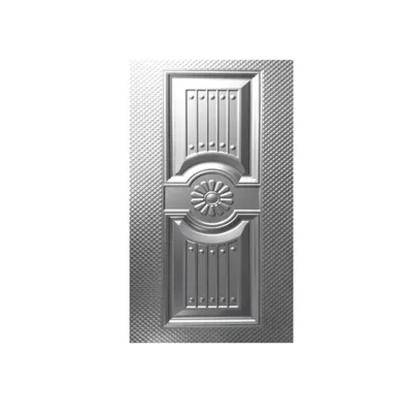 China Wholesale waterproof metal main entrance embossed steel cladding panel design aluminum steel iron door leaf skin, steel doors for sale