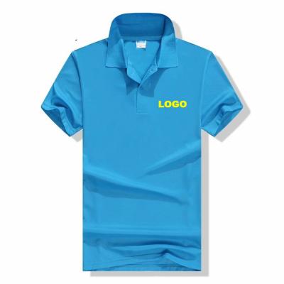 China Breathable Sublimation Polyester Blank Golf T-Shirts Refine Custom Plus Size Men's Custom Print T-shirt Tees Logo Polo Shirts For Men for sale