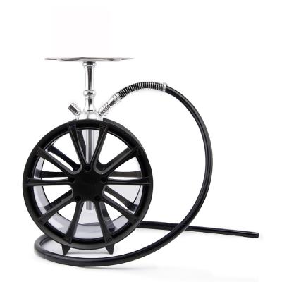 China Wholesale High Quality Acrylic Shisha Hookah Smoking Wheel Hookah Lounge Smoking Shisha Dubai Large Luxurious Hookah Chicha for sale