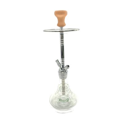 China Fizzy Luxury Aluminum Narguile Sheesha Waterpijp de Shisha Chicha Hubbly Glass Alloy Wholesale Cheap Smoking Shisha Hookah for sale