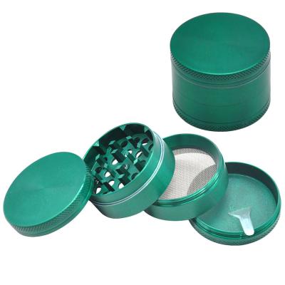 China Hot Selling Tobacco Grinding 2021 Zinc Alloy Grinder 50mm Herb Grinder Wholesale 4 Parts Tobacco for sale