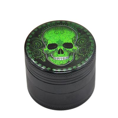 China Aluminum Alloy 4 Layer Diameter 50Mm Aluminum Alloy Hand Smoke Grinder Amoladora De Metal for sale