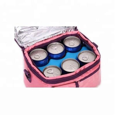 China Wholesale OEM Thermos School Kids Lunch Box Waterproof Ice Pack Cooler Bag Insulated Double Compartment Lunch Bag for sale