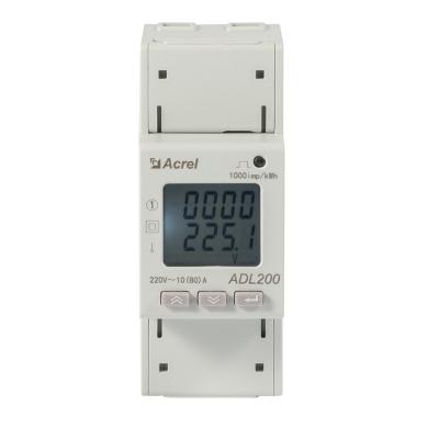 China MID Certified multifunction digital single phase kwh energy meter 80A direct input current rs485 meter ADL200 for sale