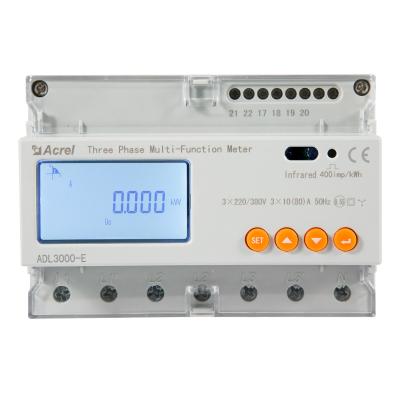 China Din Rail installation ADL3000-E Three phase energy meter with modbus communication 80A input kwh meter ADL3000-E for sale