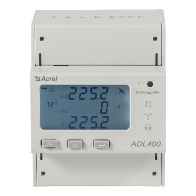 China Acrel ADL400 Din Rail bidirectional Three phase energy meter MID certified factory power consumption meter ADL400 for sale