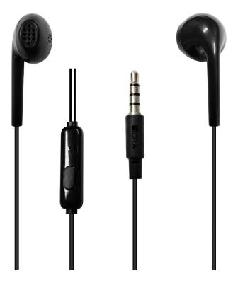 China Noise Canceling Original 1HORA Microphone Quality Headset In Ear Headphones With Remote Mic For Samsung 3.5mm Jack Earphone With Packaging for sale