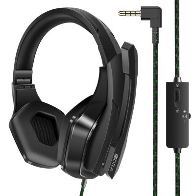 China Bestselling 1HORA Amazon Headband Wired Headset For Game, Wired Stereo Earphone For PS4 And PC for sale