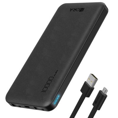 China Fast Fast Charging 1HORA 10000mah Power Bank Charge 10000mah Powerbank With Dual Usb Output For Phone for sale