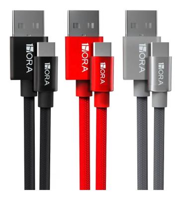 China Video Game Player 1HORA Type C Cable Fast Charging 2.4A Data Cable Fast Charging Smart Compatibility With Mobile Phone And Tablet for sale