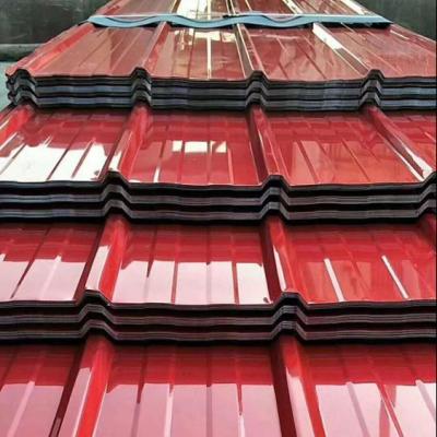 China Flange Plate Beautiful Color Corrugated Metal Roofing Sheets With Good Quality for sale