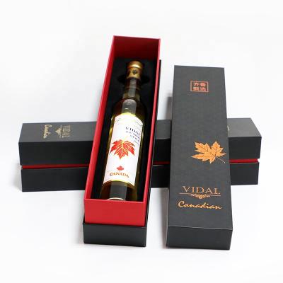 China Recyclable red wine box gift box and general wine portable paper box for sale