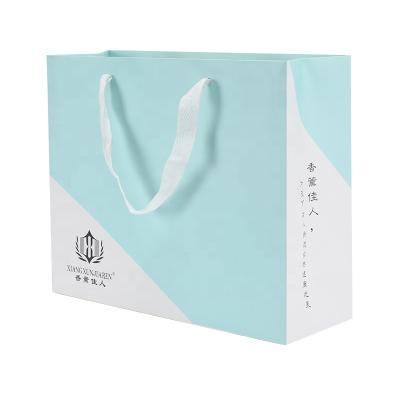 China Creative logo and gift bag recyclable custom paper bag and packaging bag handbag manufacturer wholesale for sale