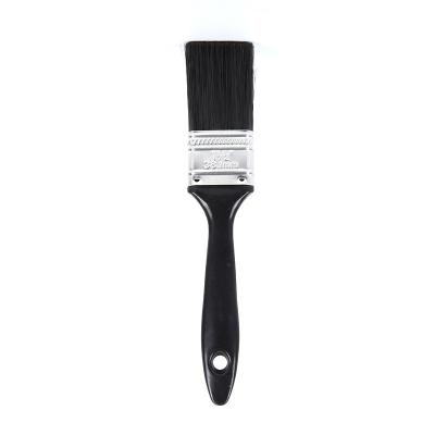 China Watetcolor Manufacturers Good Quality Wholesale Natural Hair Paint Nylon Oil Paint Brushes Black Flat Brush for sale