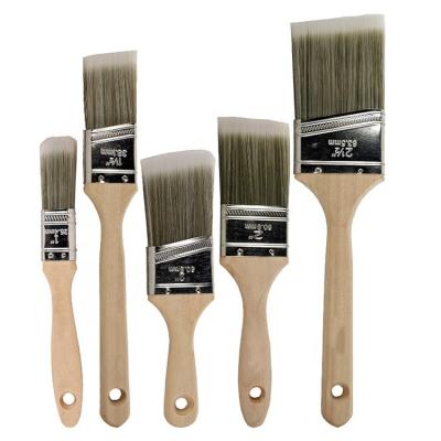 China Watetcolor Paint Premium Promotional 5 Piece Paint Brush Set Paint Brush Set Long Handle for sale