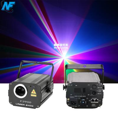 China Factory F2900 1.8w RGB animation laser beam lights for Ktv/disco/dj/club/bar/party/ballroom for sale