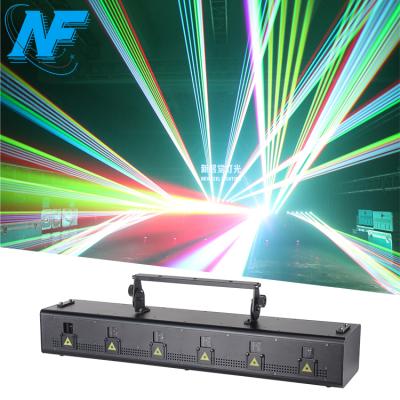 China Theme park 6w rgb laser animation 6 eye dmx laser bar stage light dj music lighting/stage/party/club for sale